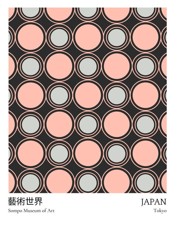 Ausstellungsplakat „Pink Dots From Japan“