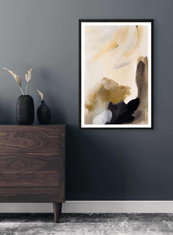 Abstract Strokes Poster