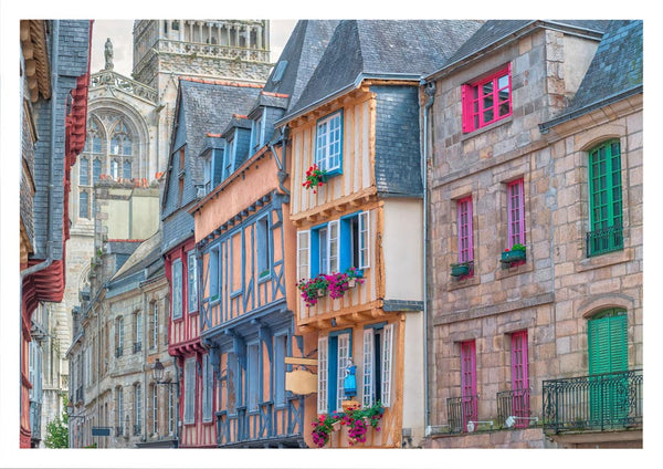 Old French Town Poster