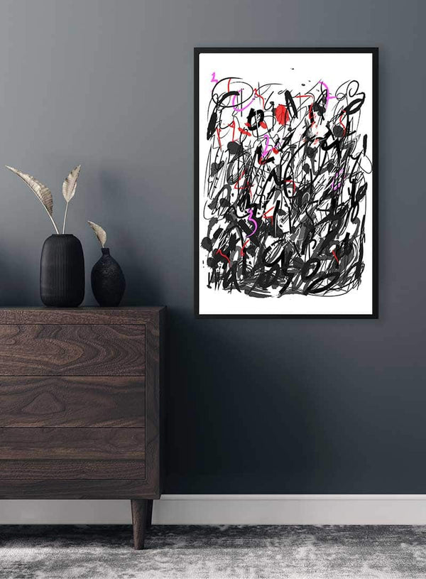 Abstract Street Art Poster