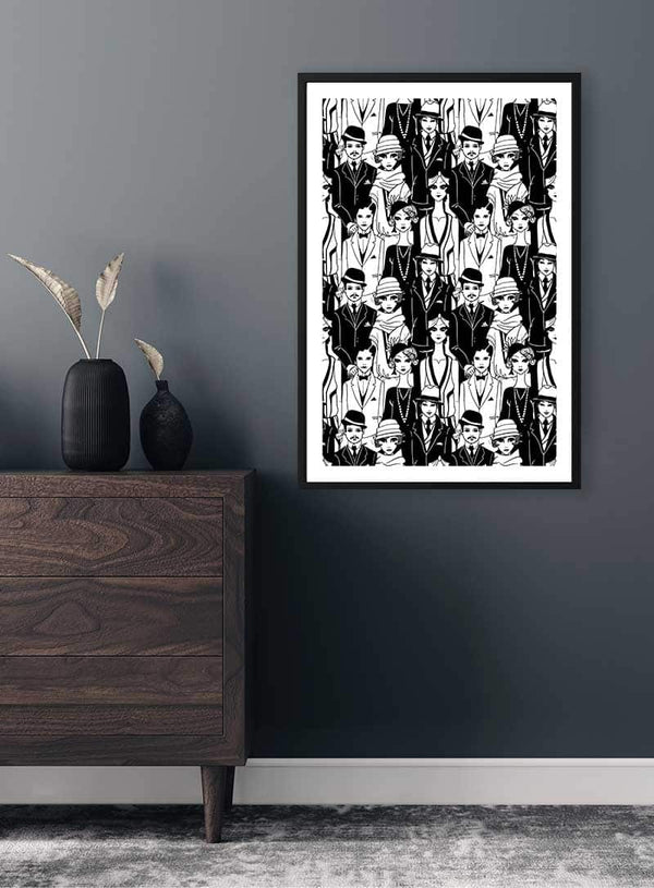 Old School People Poster