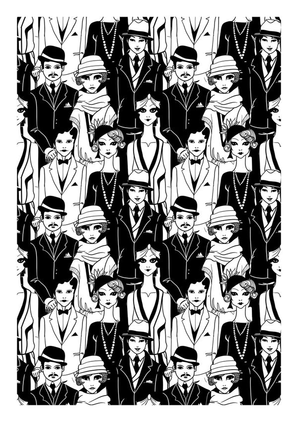 Old School People Poster