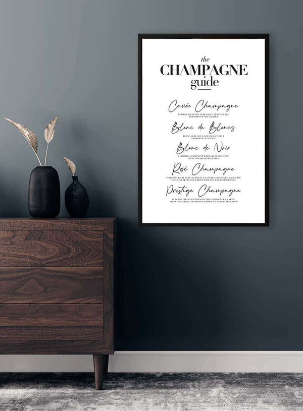 Champagne Guide Poster
