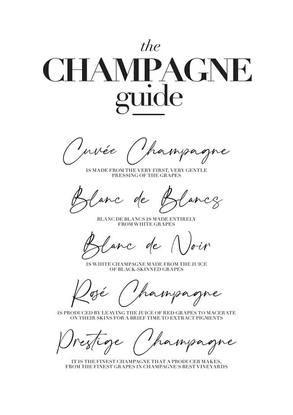 Champagne Guide Poster