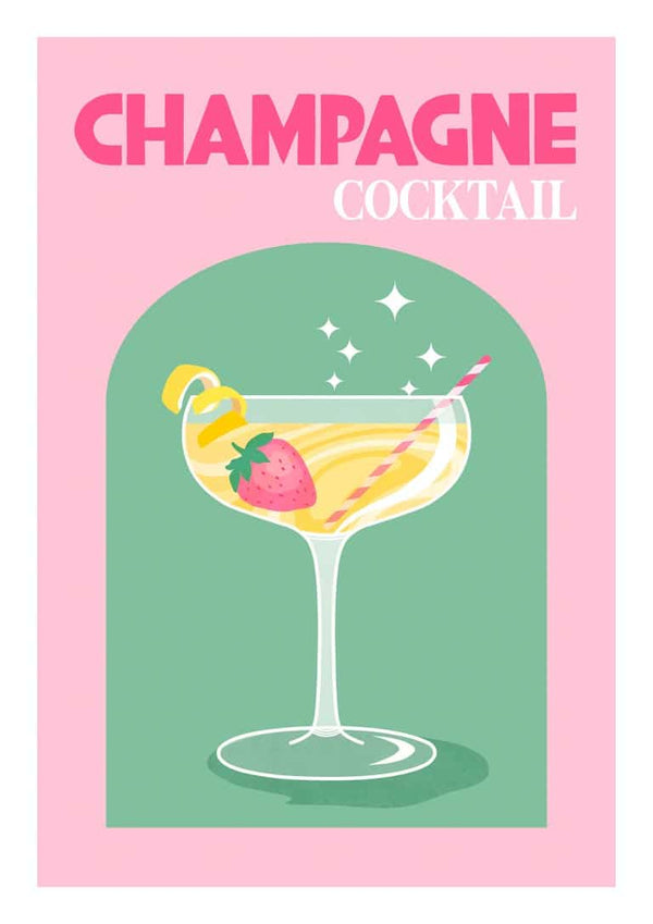 Champagne Cocktail Poster