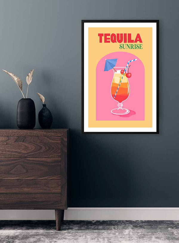Tequila Sunrise Poster