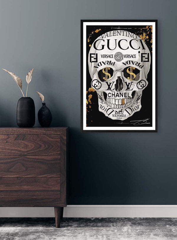 Fashion Skull Poster