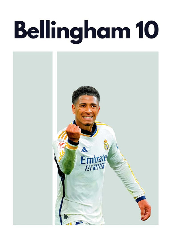 Bellingham Real Madrid Football Postert