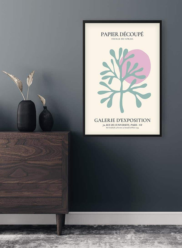 Colorful Papier Decoupe Poster
