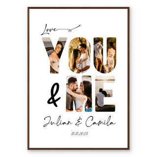 You & Me - Personalized Poster