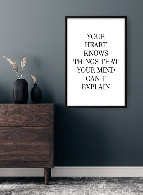 Your Heart Knows Poster