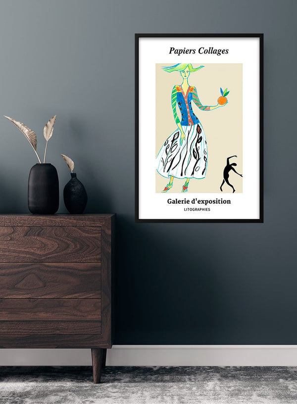 French Art inspired Collages poster