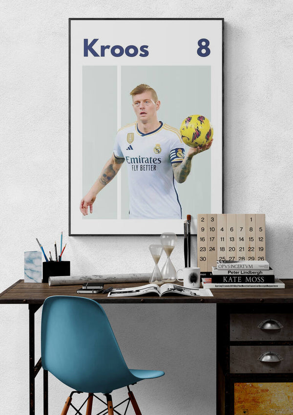 Toni Kroos Real Madrid Football Poster