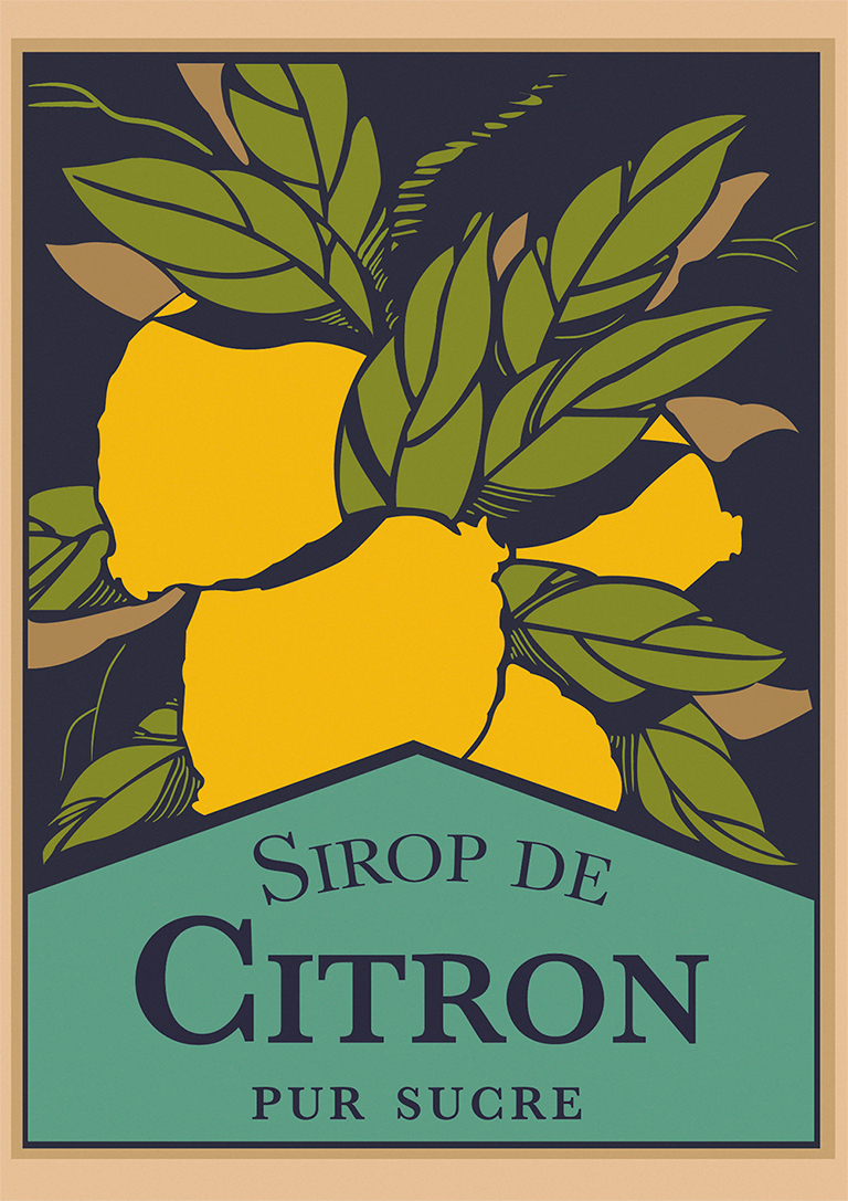 Sirop De Citron Poster - artsyfartsy.eu